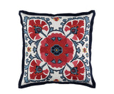 William Yeoward Alexi Rouge Decorative Pillow | Red Suzani Pillow