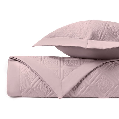 ZIBA Quilted Coverlet in Incenso Lavender by Home Treasures at Fig Linens and Home