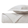 ZIBA Quilted Coverlet in Oyster by Home Treasures at Fig Linens and Home