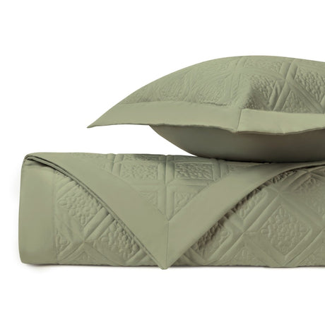 ZIBA Quilted Coverlet in Piana by Home Treasures at Fig Linens and Home