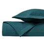 ZURICH Quilted Coverlet in Teal by Home Treasures at Fig Linens and Home