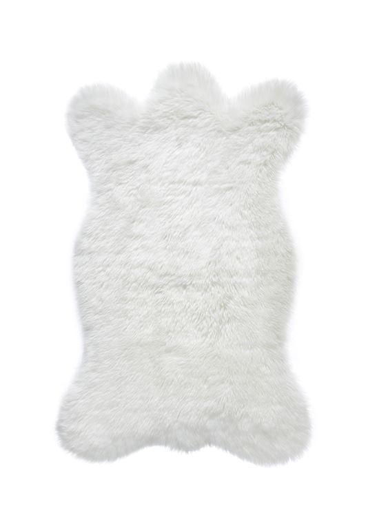 White furry chair cover hot sale