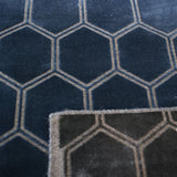 Detail of Manipur Delft Floor Rug by Designers Guild