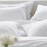 Ludlow Pale Gray Sheets & Shams Detail | Designers Guild