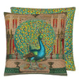 Peacock Emerald Decorative Pillow - John Derian - 1