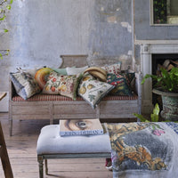Thumbnail for Crown Lily Canvas Decorative Pillow - John Derian - 5