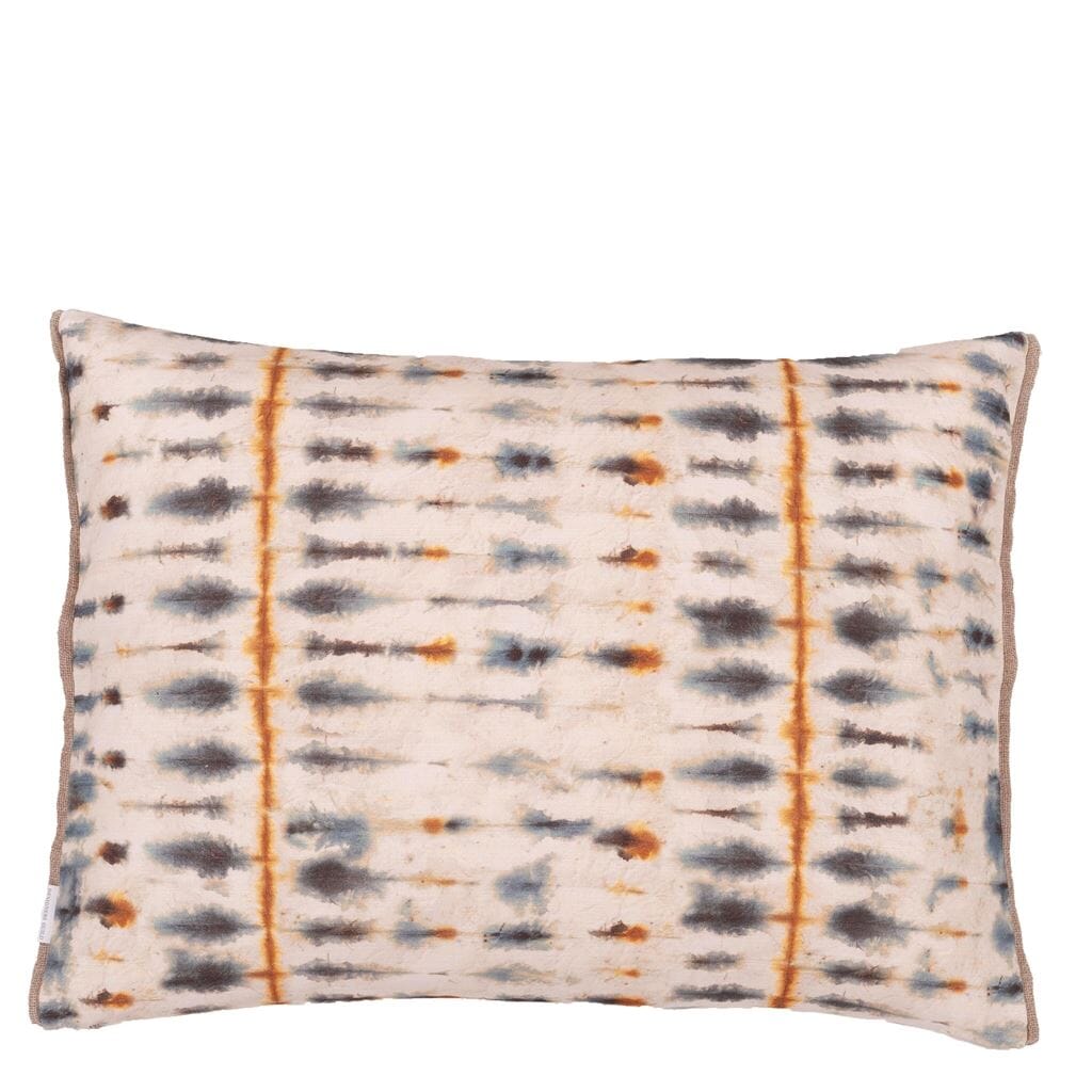 Shibori Slate Cushion