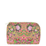 Ikebana Damask Peony Small Makeup Bag