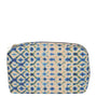 Shibori Blue Medium Makeup Bag