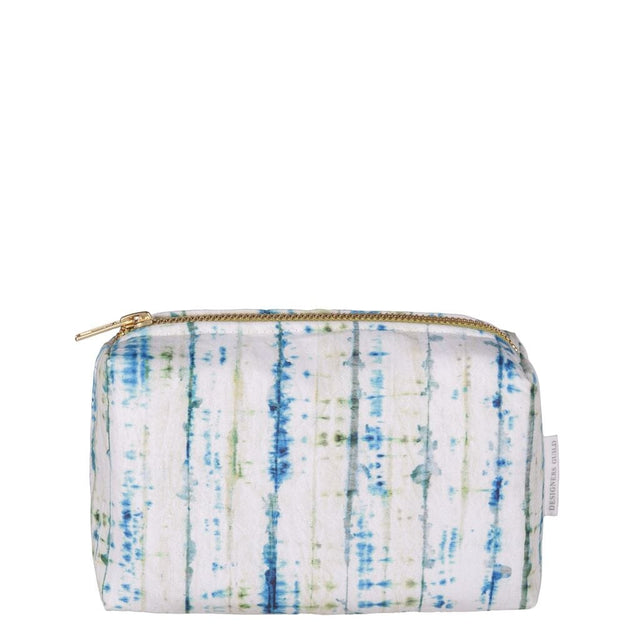 Shibori Blue Small Makeup Bag