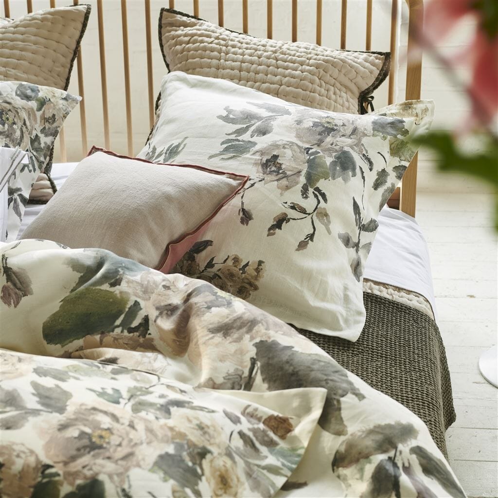 Shanghai Garden Ecru Bedding | Designers Guild Duvet Covers & Shams at Fig Linens and Home 4