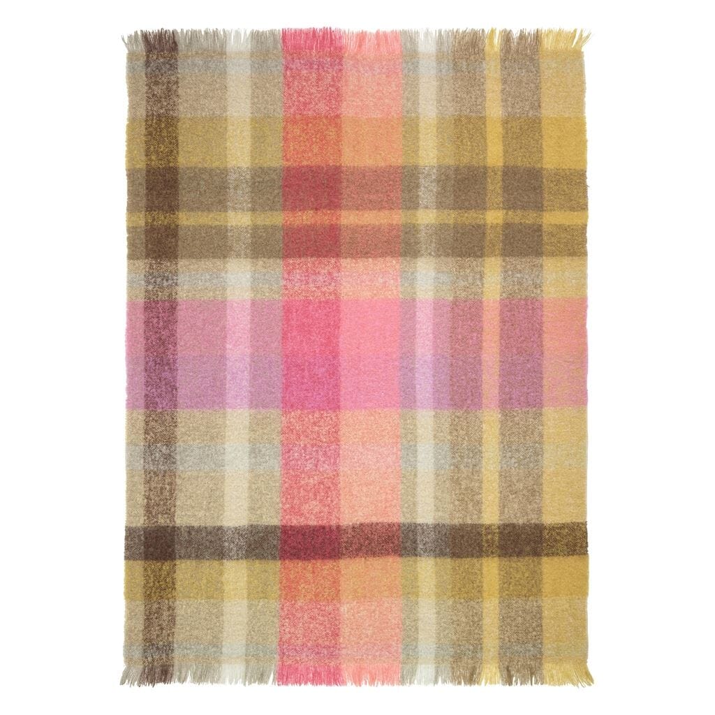 Throw Blanket - Fontaine Sepia Throw - Designers Guild at Fig Linens and Home 13