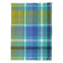 Throw Blanket - Fontaine Cobalt Throw - Designers Guild at Fig Linens and Home 13