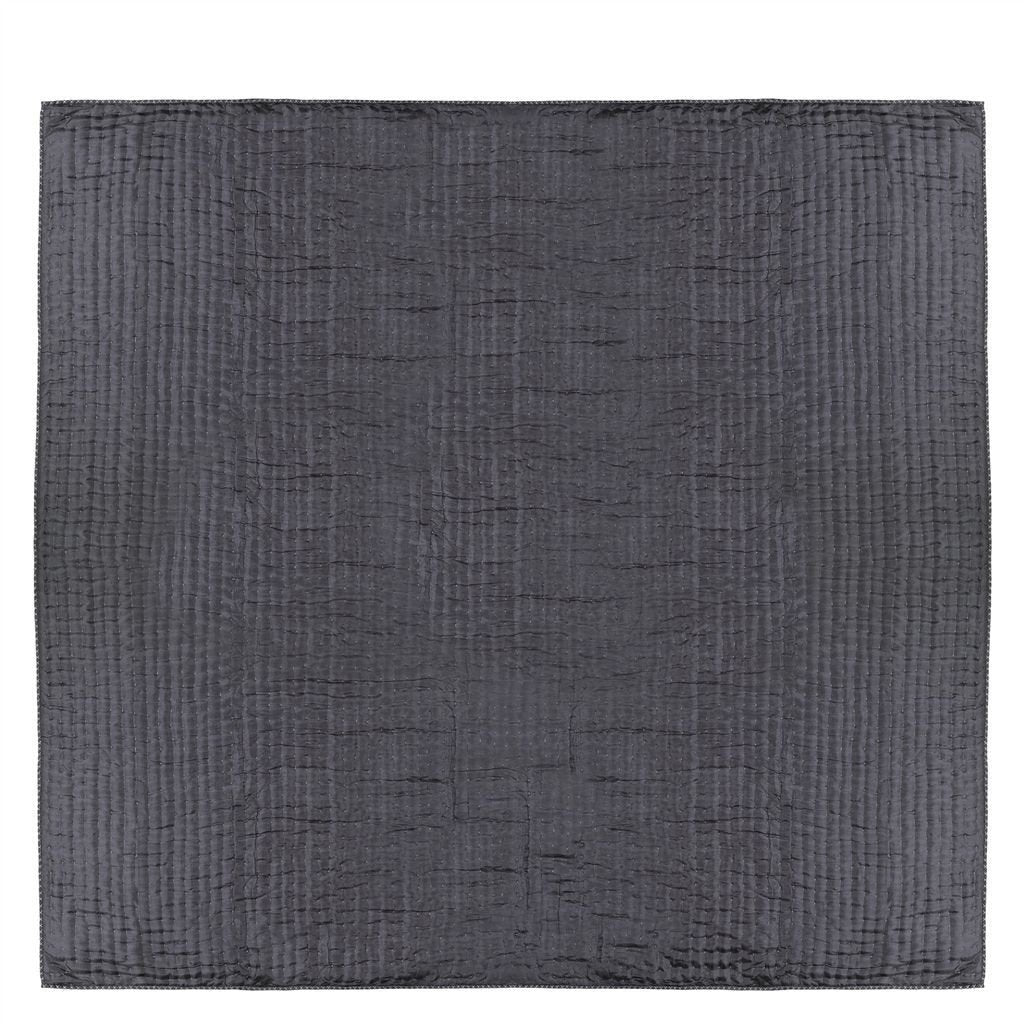 Designers Guild Chenevard Silver & Slate Quilt & Shams