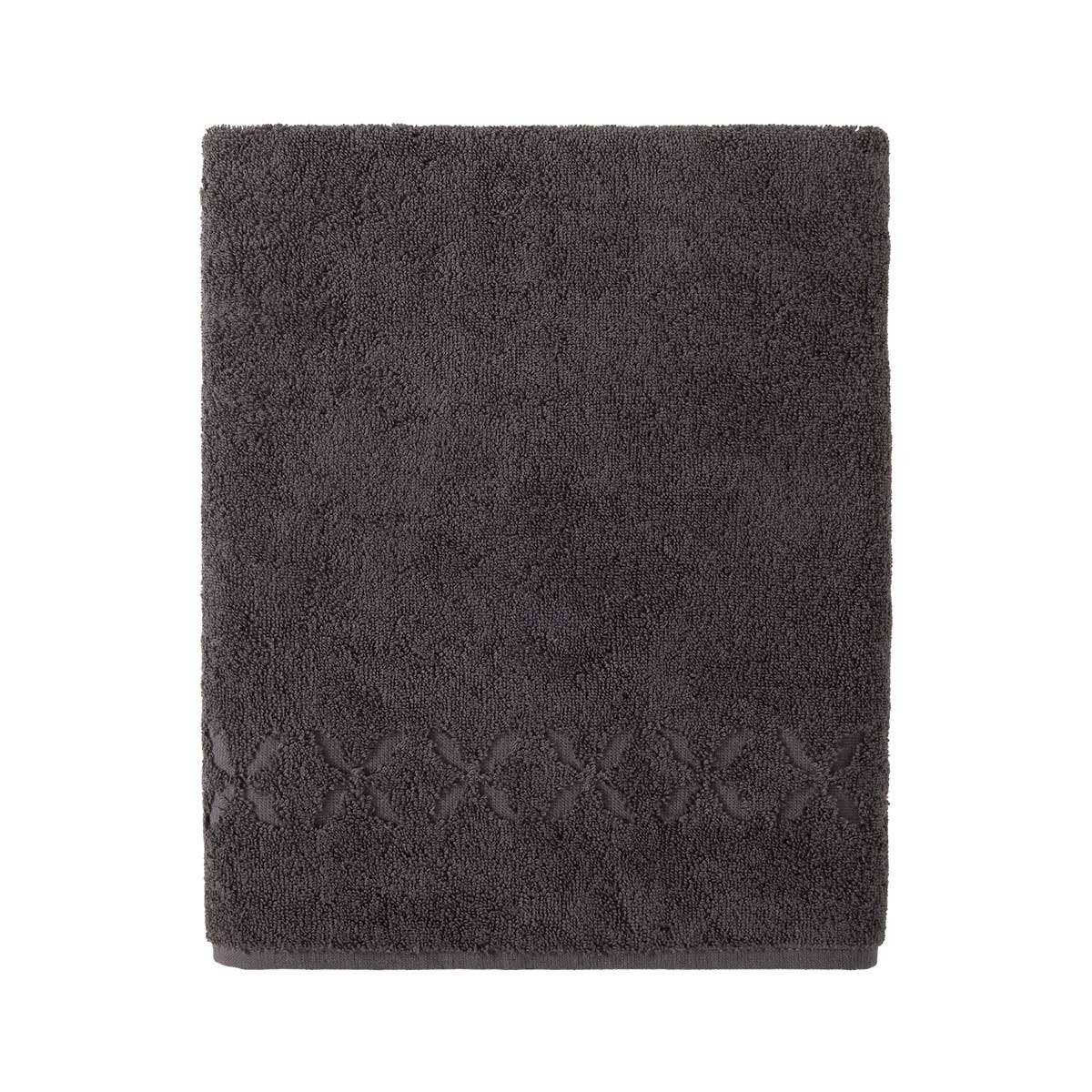 Nature Ardoise Black Bath Towels by Yves Delorme - Fig Linens