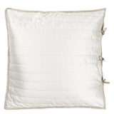 Tiber Chalk and Linen - Euro Sham Reverse - Designers Guild