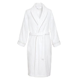 Yves Delorme IDOLE Blanc Pierre White Bathrobe (Unisex) - Full Robe - Fig Linens and Home