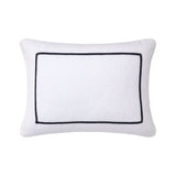 Croisiere Blanc Beach Pillow by Yves Delorme