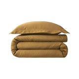 Duvet cover with Pillow Sham in Triomphe Bronze Bed Linens | Yves Delorme Bedding