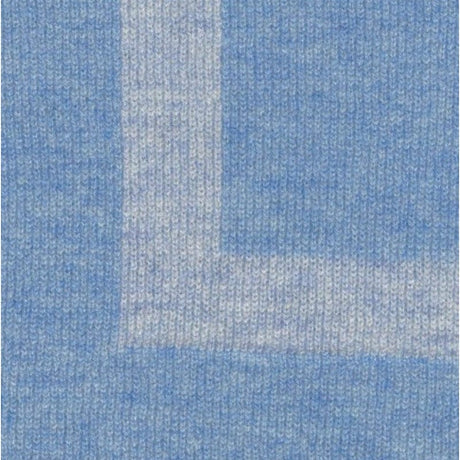 Cashmere Throw - Alashan Homestead Throw - Sky and Periwinkle - Closeup View - Fig Linens and Home