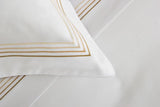 Frette Hotel Cruise Champagne Detail of Bedding | Fig Linens