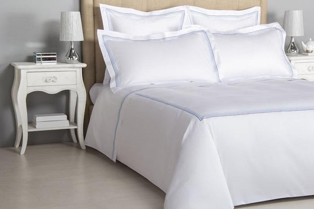 Frette Hotel Cruise Sky Blue Bedding | Fig Linens