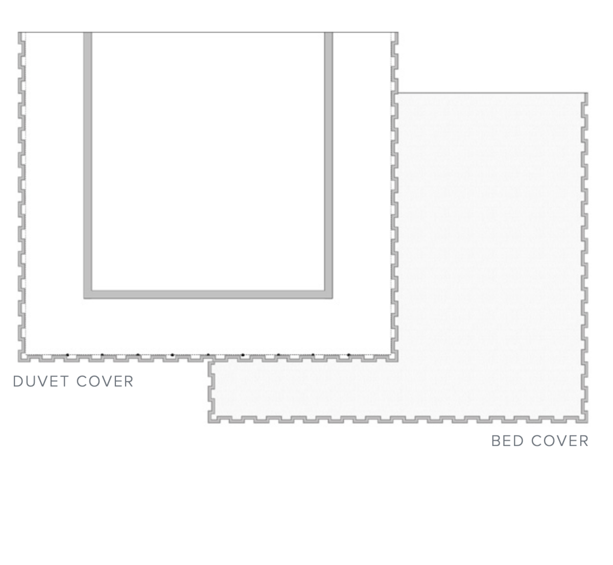 Dea Linens Andrea Embroidery Bedding Layout - View 1