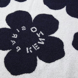 Kenzo Paris K SPOT Marine Jacquard Beach Towel - Fabric Detail 3 - Fig Linens and Home