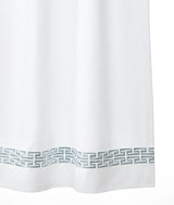 Fig Linens - Duet Embroidered Shower Curtains by Legacy Home - Athens Shower Curtain