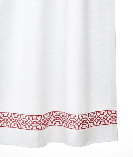 Fig Linens - Duet Embroidered Shower Curtains by Legacy Home -  Ming Shower Curtain