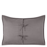 Fig Linens - Savoie Dove Quilted Sham by Designers Guild - Back