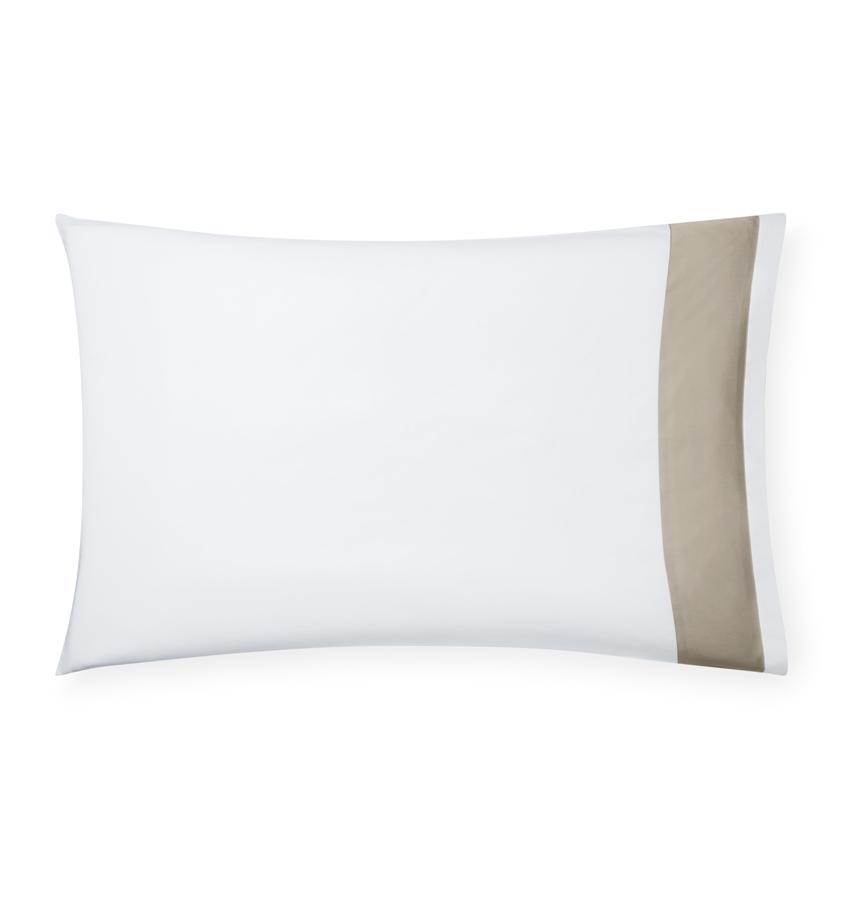 Casida Bedding Collection by Sferra | Fig Linens - Oat pillowcase