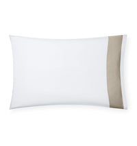 Thumbnail for Casida Bedding Collection by Sferra | Fig Linens - Oat pillowcase