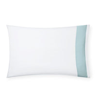 Thumbnail for Casida Poolside Bedding Collection by Sferra | Fig Linens - Poolside blue pillowcase