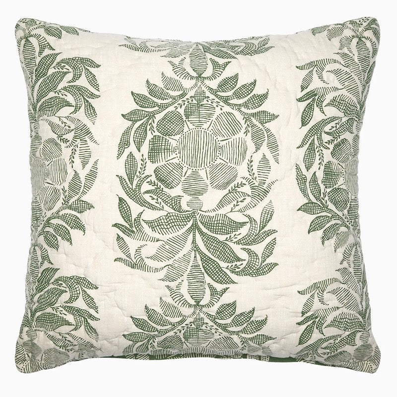 Euro Sham - John Robshaw Quilted Euro Pillow - Asma Quilt at Fig Linens and Home