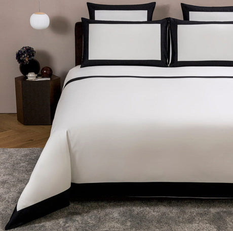 Frette Bold Bedding - Black Band - Duvet Covers at Fig Linens and Home