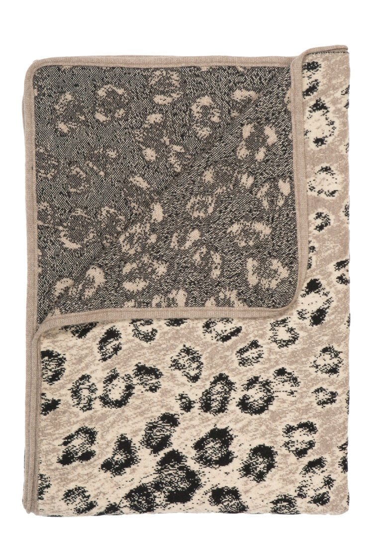 Saved NY Leopard Throw - Cashmere at Fig Linens and Home - FIG LINENS ...