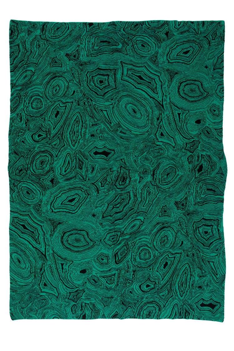 Malachite Throw - Cashmere at Fig LInens