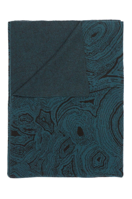 Save New York Malachite Teal Cashmere Throw