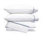 Essex Navy Hotel Sheets - Matouk Cotton Percale Sheet Sets