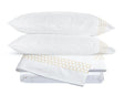 Liana Champagne Sheet Set | Matouk Percale Cotton Sheets