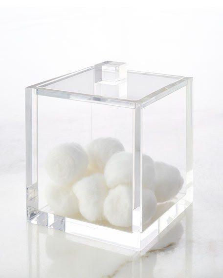 Ice Clear Lucite Bath Accessories by Mike + Ally