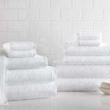 Peacock Alley Bath Towels | Jubilee Towels in White Cotton Terry