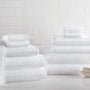 Peacock Alley Bath Towels | Jubilee Towels in White Cotton Terry