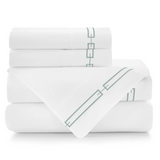 Peacock Alley Stanza Sheet Set in Sea Glass | Fig Linens