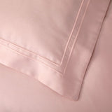 Yves Delorme Triomphe Poudre Bedding | Organic Cotton - Corner Detail of Finishing - 1