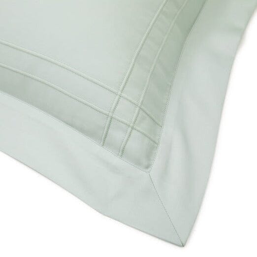 Corner of Euro Sham - Yves Delorme Couture Adagio Amande Bedding at Fig Linens and Home