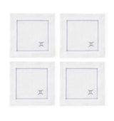 Fig Linens - Segni Cocktail Napkins by Sferra - Gemini