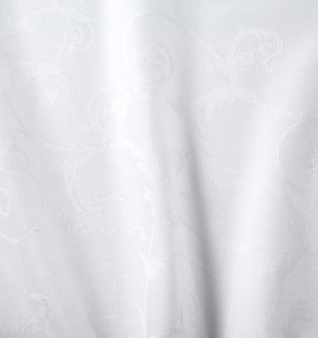 Fig Linens - Varenna White Easy Care Tablecloths & Napkins by Sferra