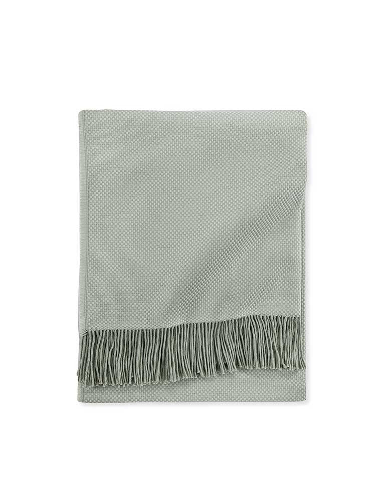 Sferra Bristol Throw in Sea Mist